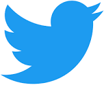 A blue bird with a white background Description automatically generated
